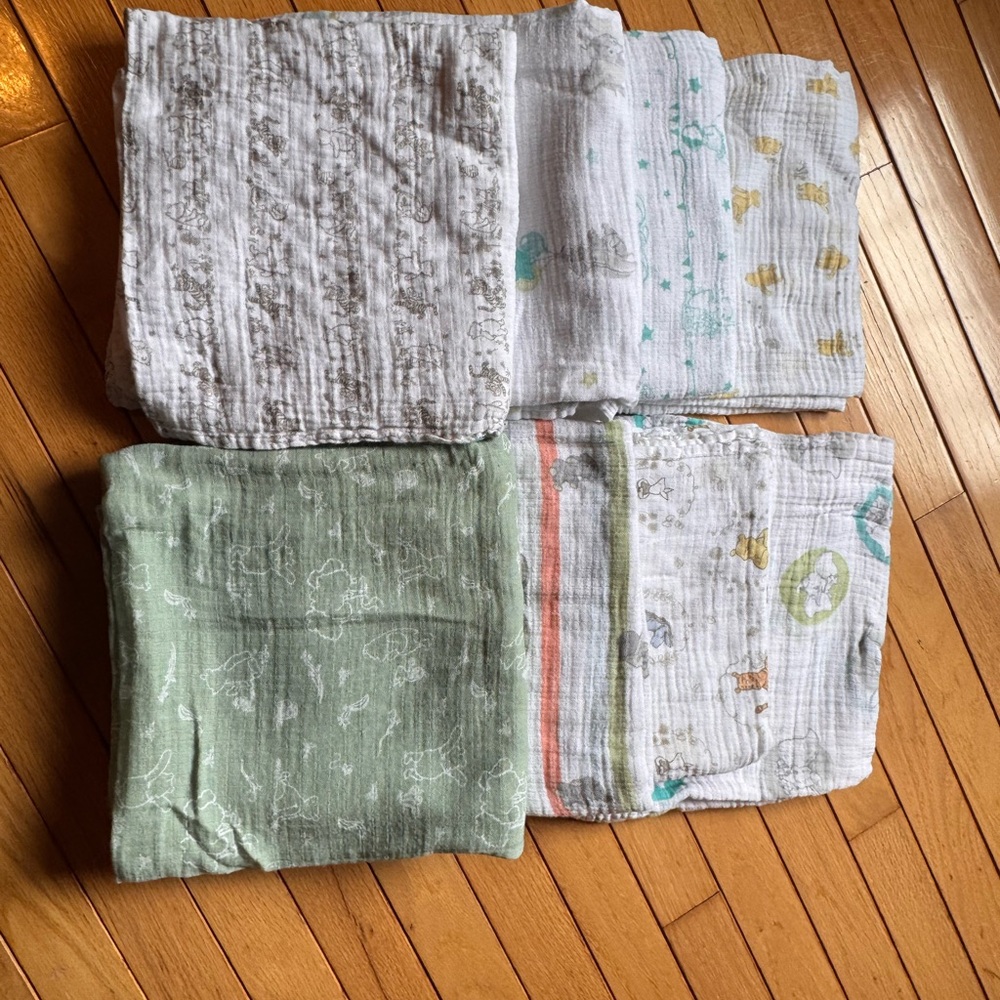aden + anais Multi-Color Baby Bib Set